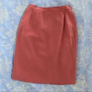 Talbots Pink Pencil Skirt